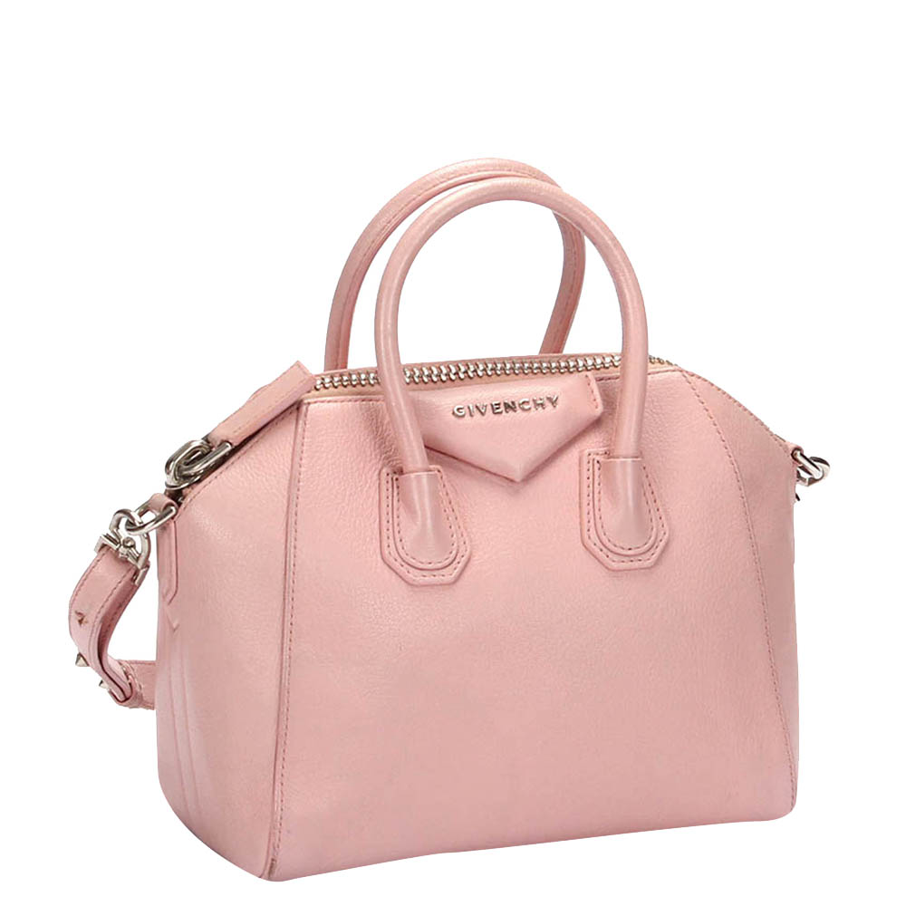 

Givenchy Pink Leather Antigona Satchel Bag