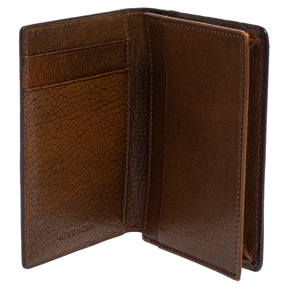 

Givenchy Brown Textured Leather Card Holder