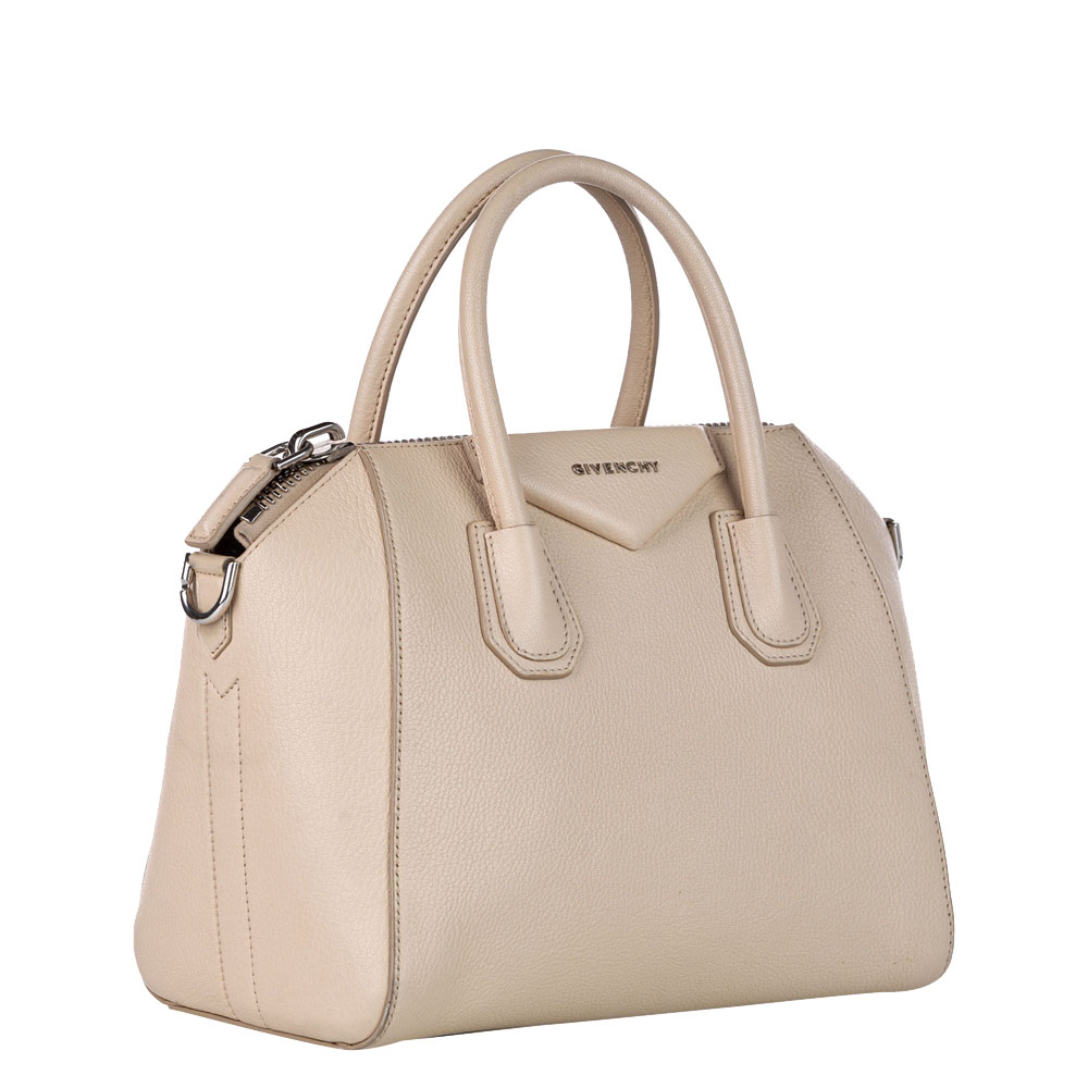 

Givenchy Beige Leather Antigona Satchel Bag