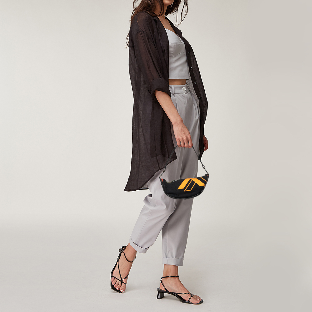 

Givenchy Black Canvas And Leather Hobo