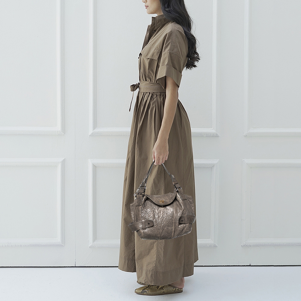 

Givenchy Grey Leather Satchel