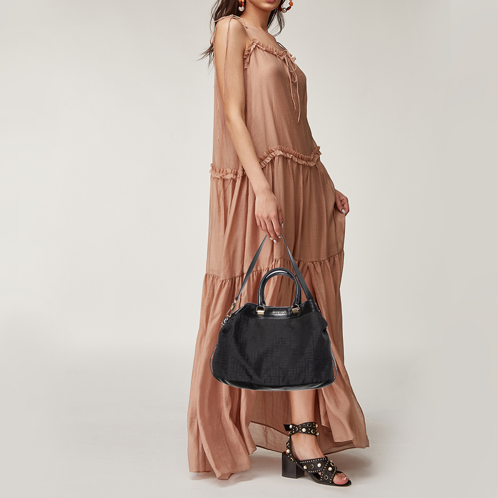 

Givenchy Black Monogram Canvas And Leather Tote