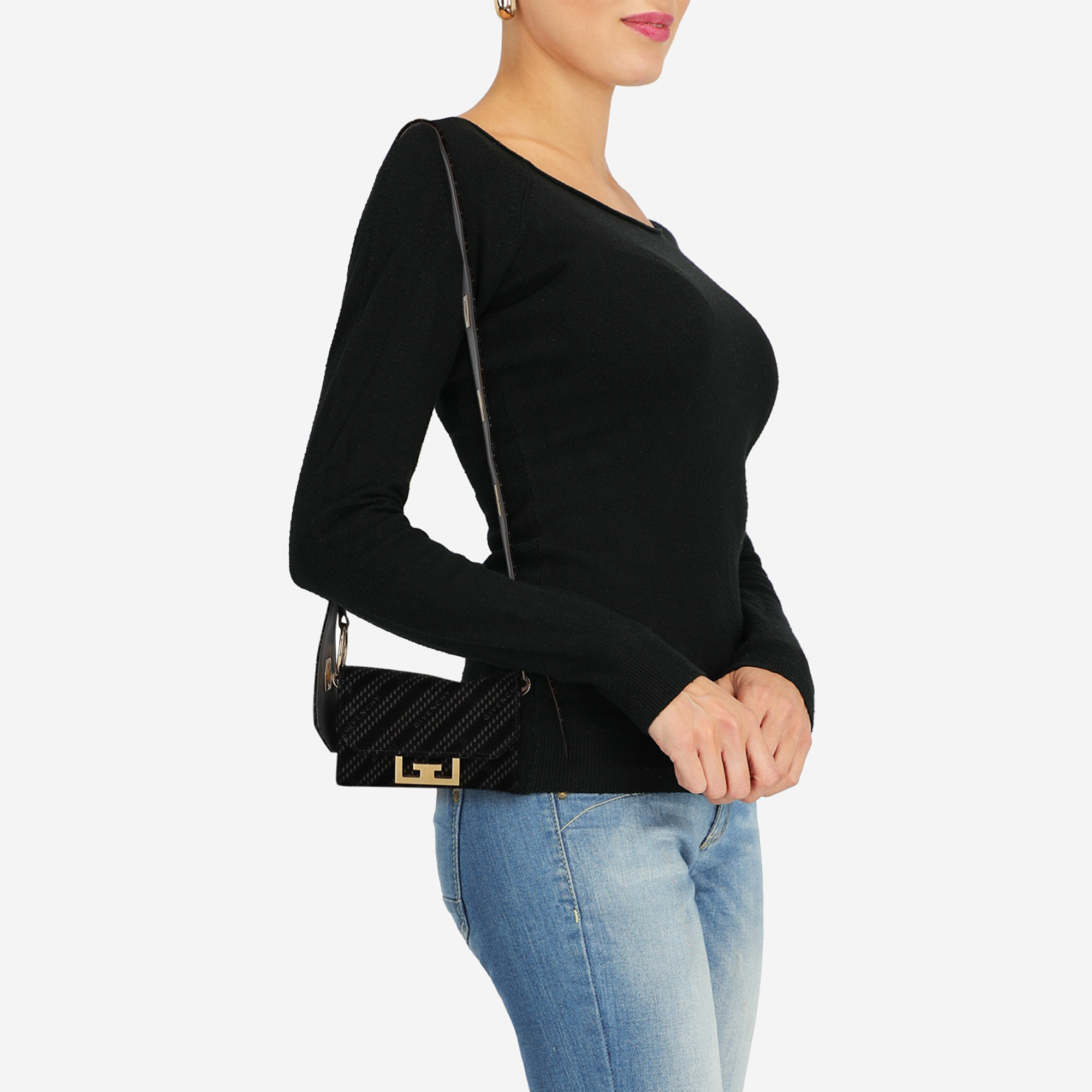

Givenchy Women's Fabric Belt Bag - Black