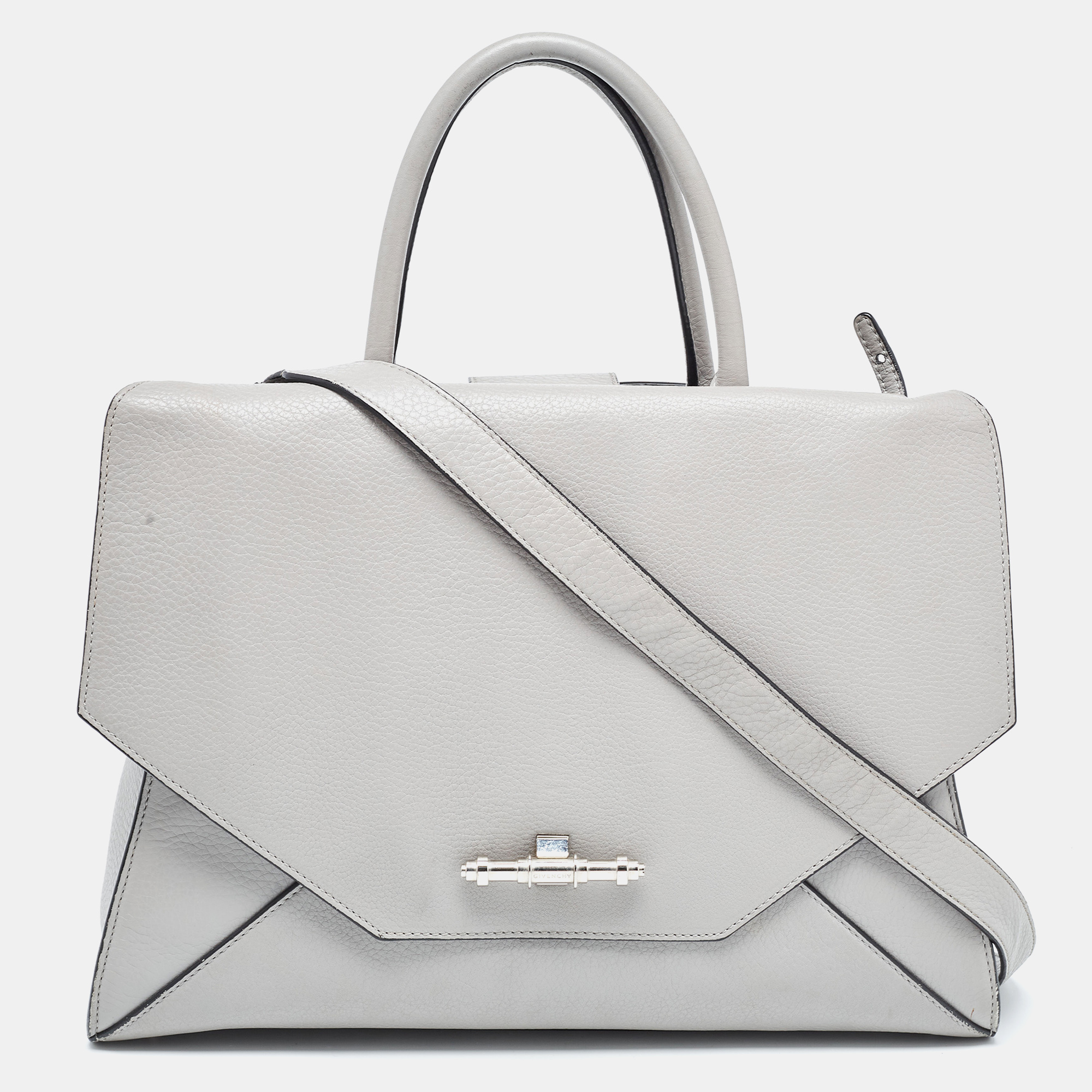 

Givenchy Grey Leather  Obsedia Tote