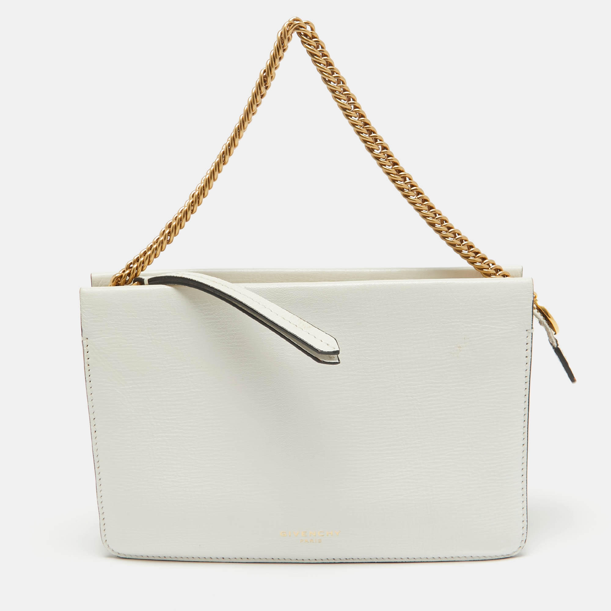 

Givenchy White Leather Cross3 Crossbody Bag