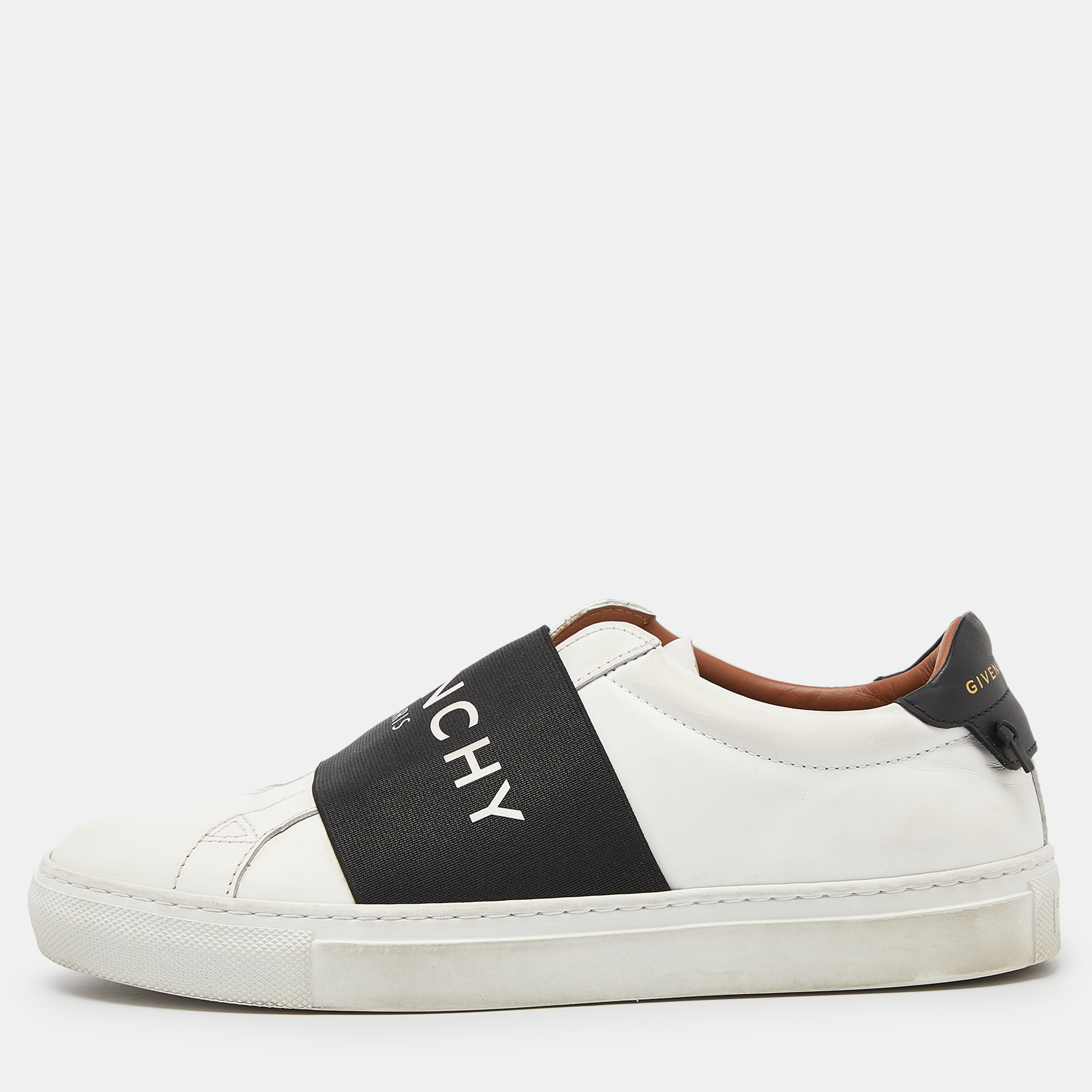 

Givenchy White Leather Urban Street Slip On Sneakers Size
