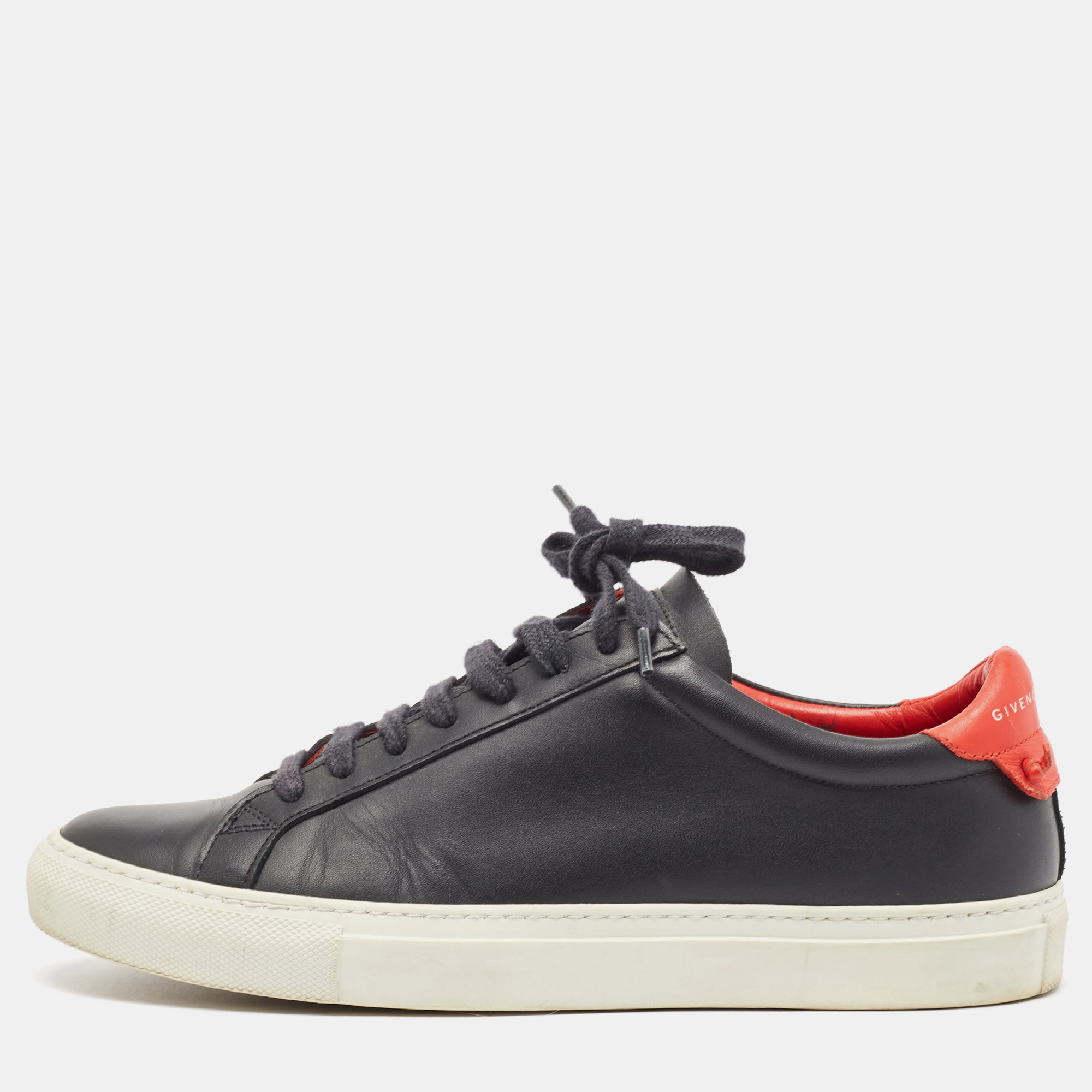 

Givenchy White/Red Leather Urban Street Knots Sneakers Size, Black