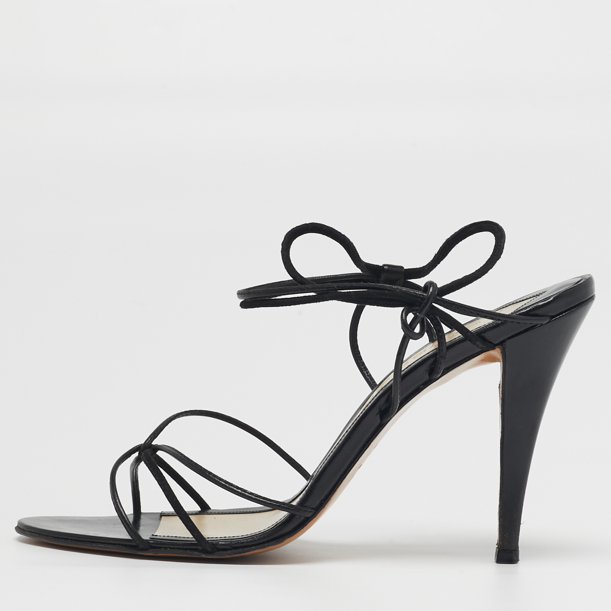 

Givenchy Size  Black Leather and Suede Strappy Sandals