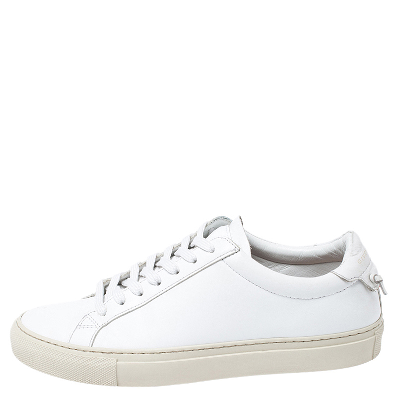 

Givenchy White Leather Urban Street Low Top Sneakers Size