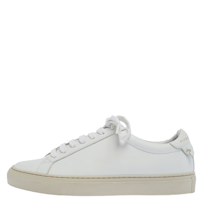 

Givenchy White Leather Urban Street Low Top Sneakers Size