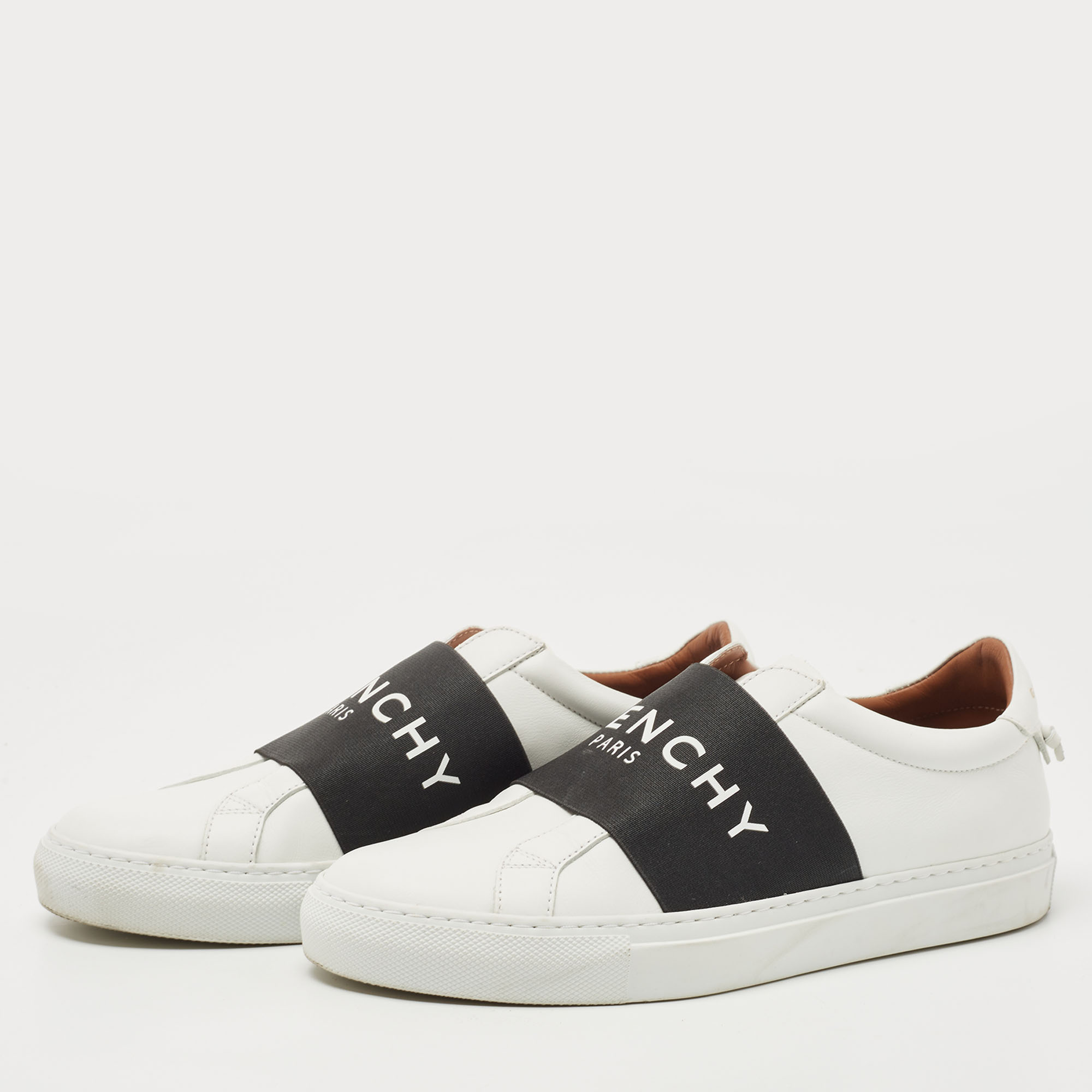 

Givenchy White Leather Urban Street Low Top Sneakers Size