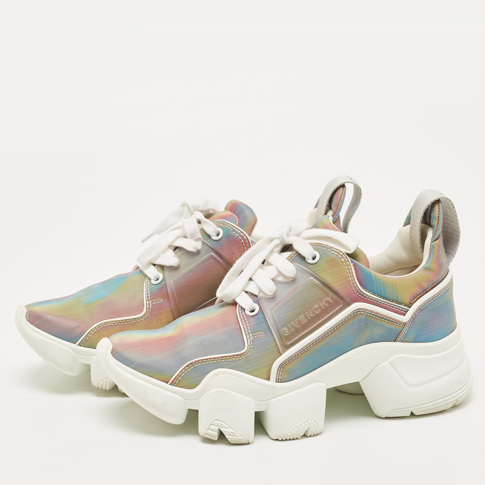 

Givenchy Multicolor Polyurethane Jaw Low Top Sneakers Size