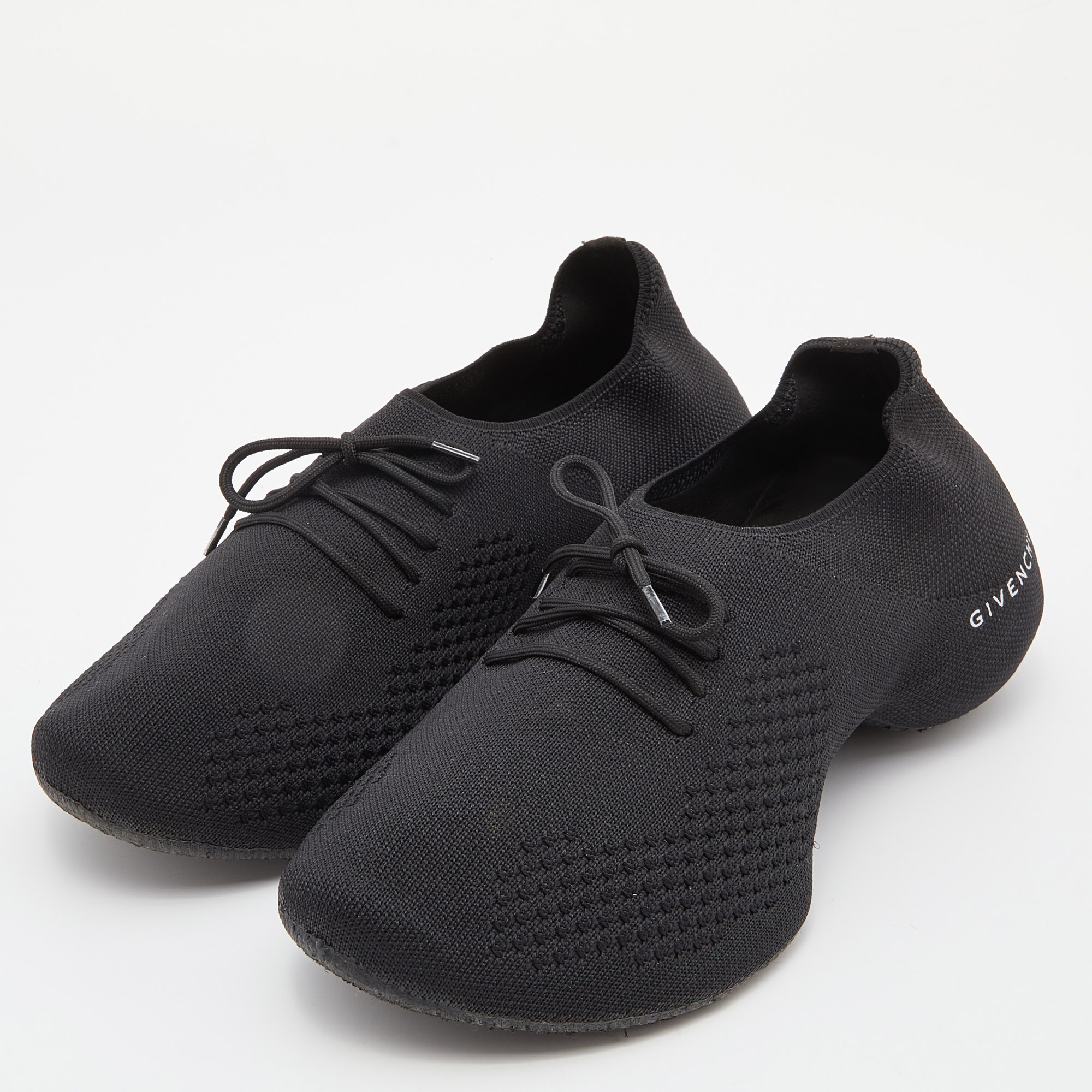 

Givenchy Black Stretch Knit TK-360 Sneakers Size