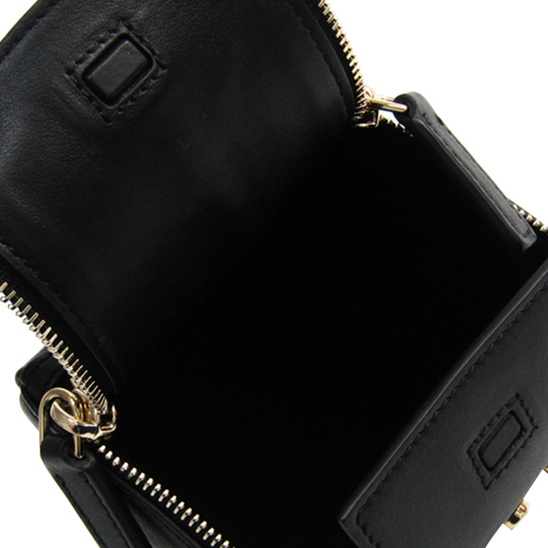 

Givenchy Black Leather Pandora Cube Pouch