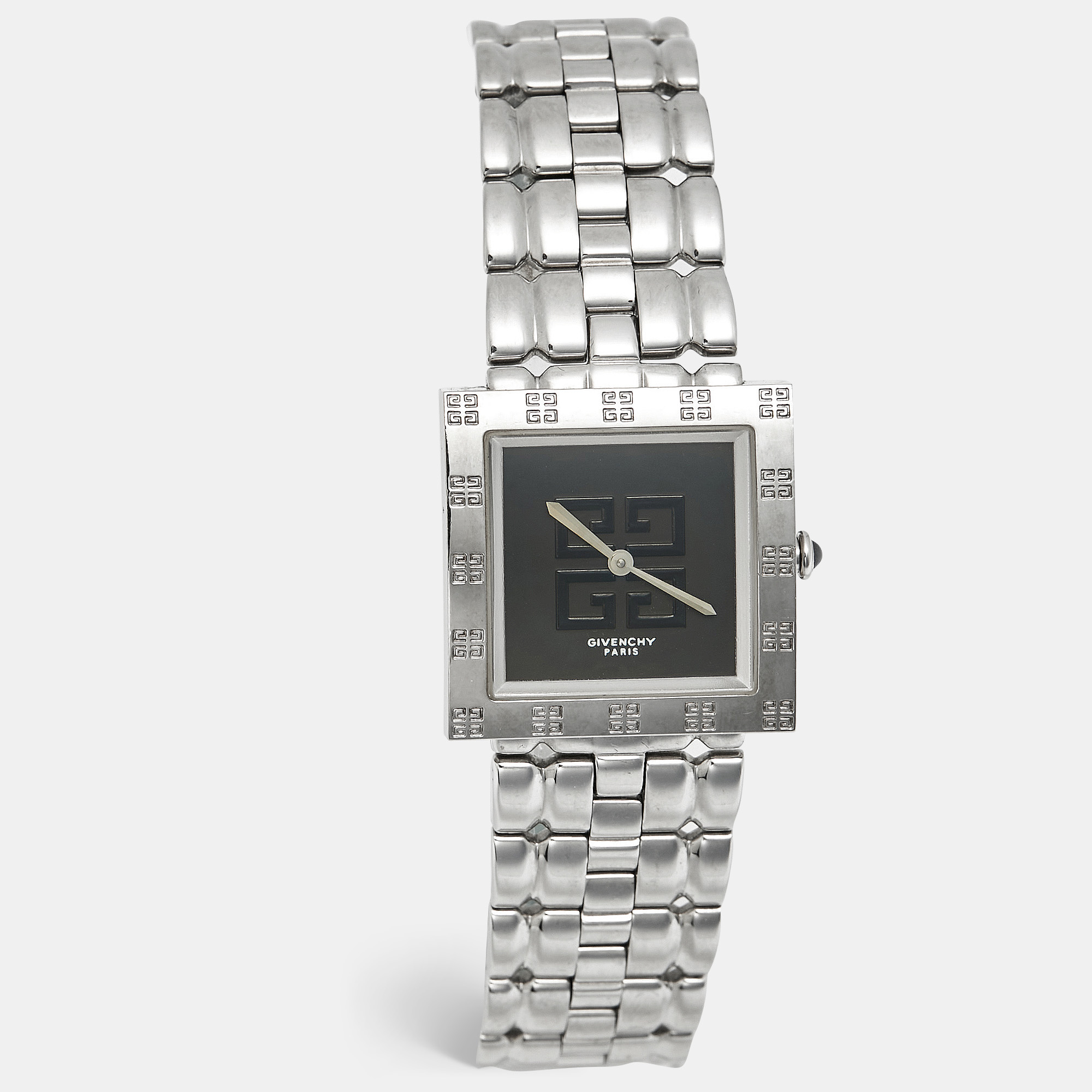 

Givenchy Silver Black Stainless Steel Apsaras REG1558962 Women's Wristwatch