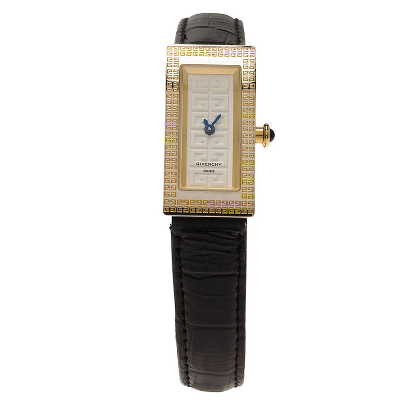 Givenchy White Stainless Steel Apsaras Women's Wristwatch 15MM