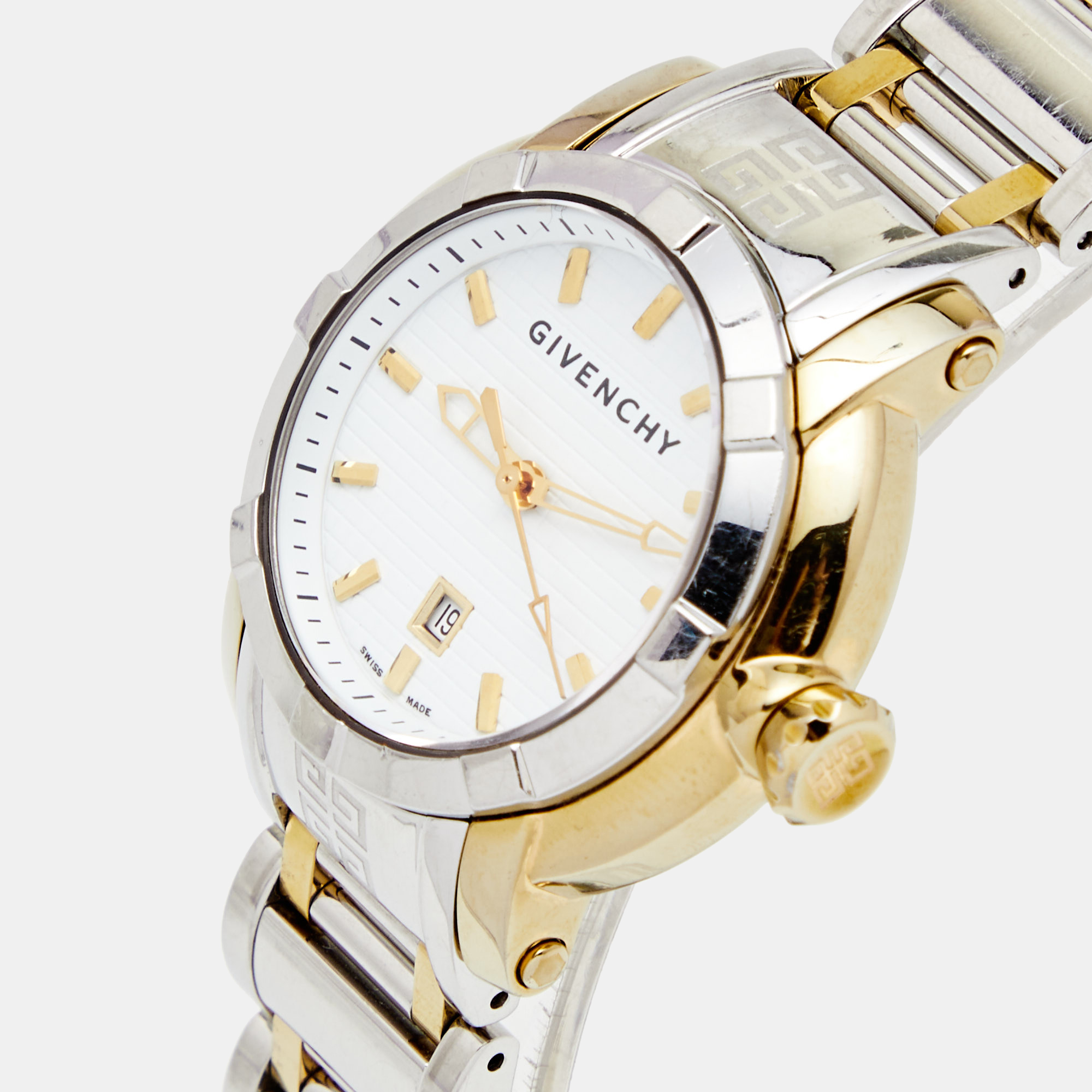 

Givenchy White Two Tone Stainless Steel GV.5202L Women's Wristwatch