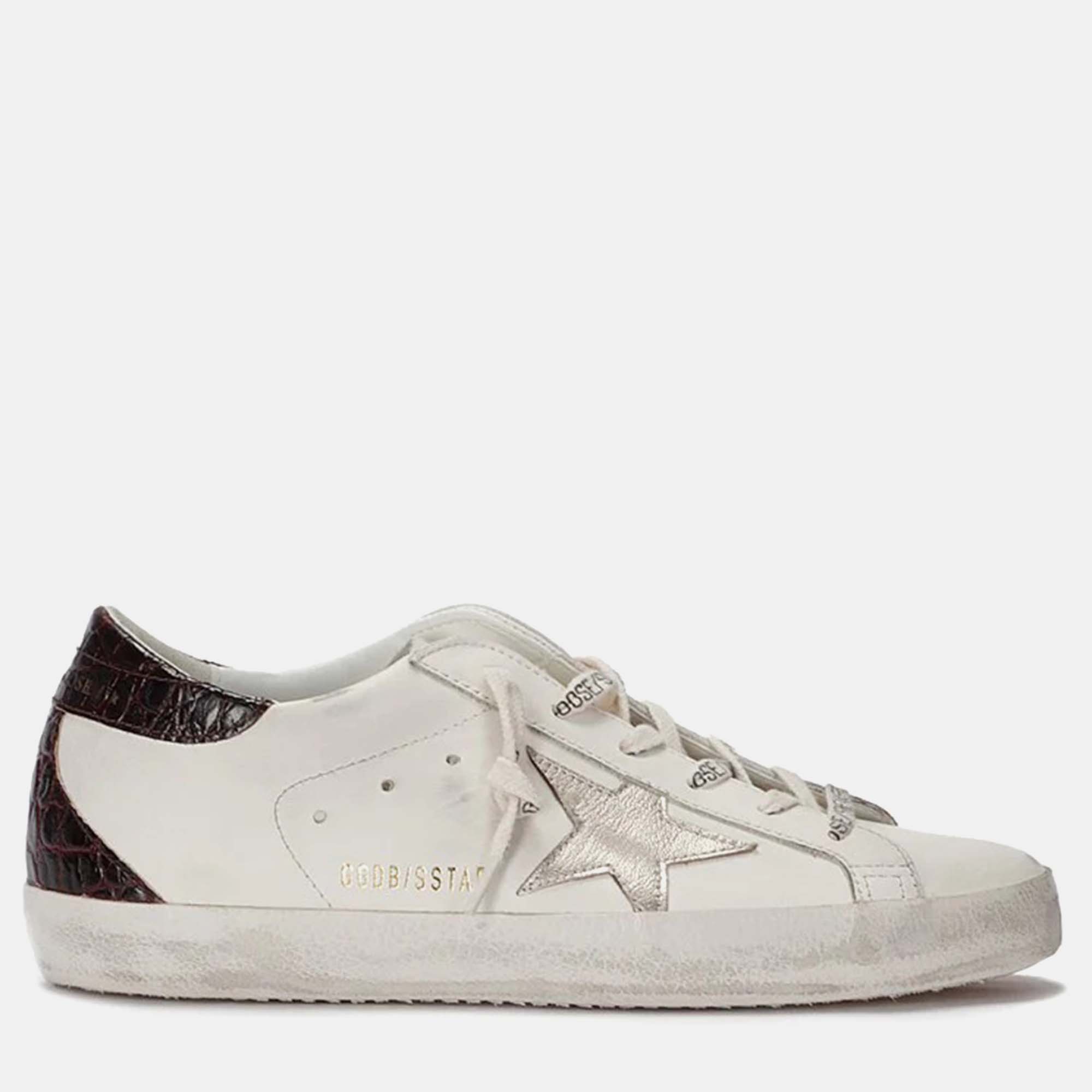 

Golden Goose Superstar Grey Leather Sneakers