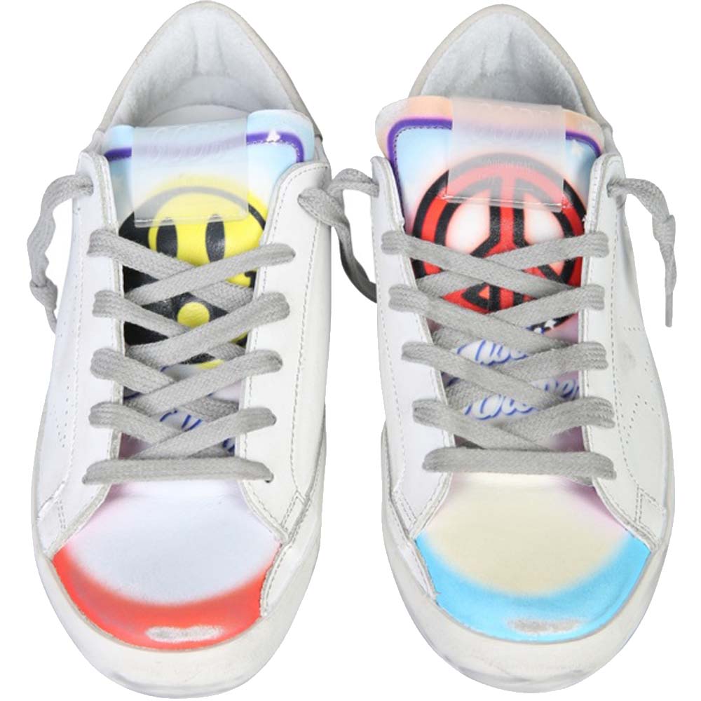 

Golden Goose "Superstar Skate Peace & Love" Sneakers Size EU, Multicolor