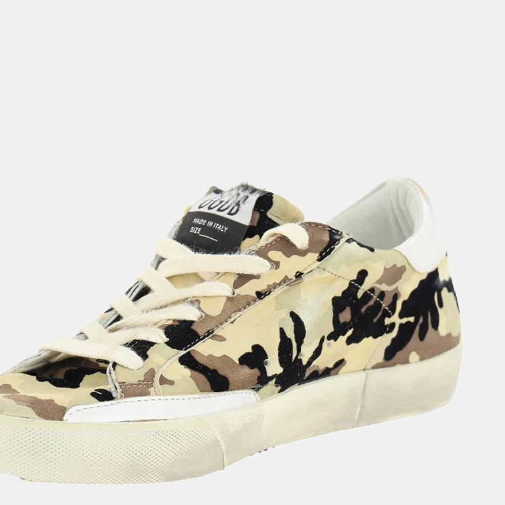 

Golden Goose Camouflage Print Super-star Sneakers Size EU, Multicolor