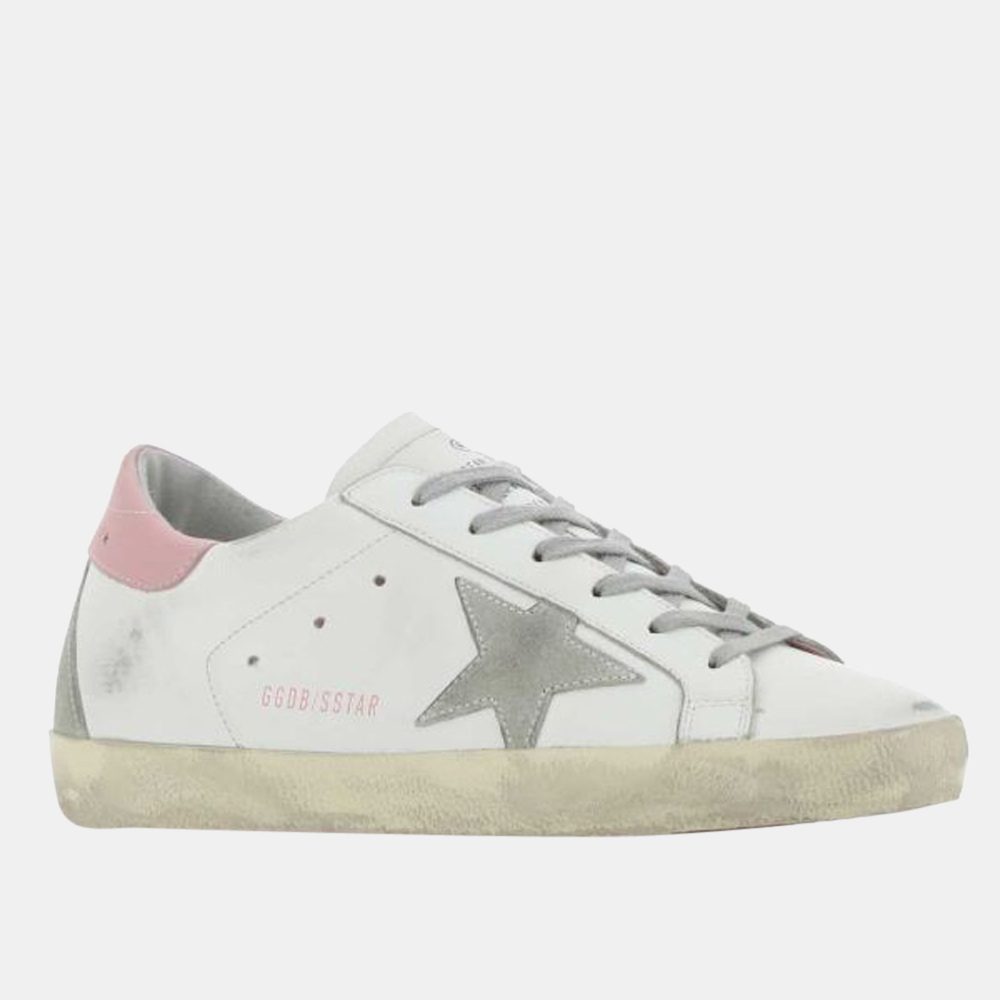 

Golden Goose White/Pink/Grey Star Deluxe Brand Sneakers Size EU, Multicolor