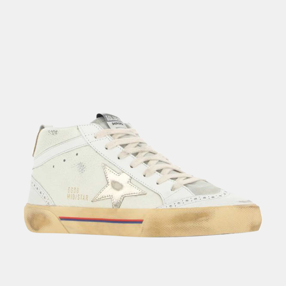 

Golden Goose White/gold Deluxe Brand Sneakers Size EU