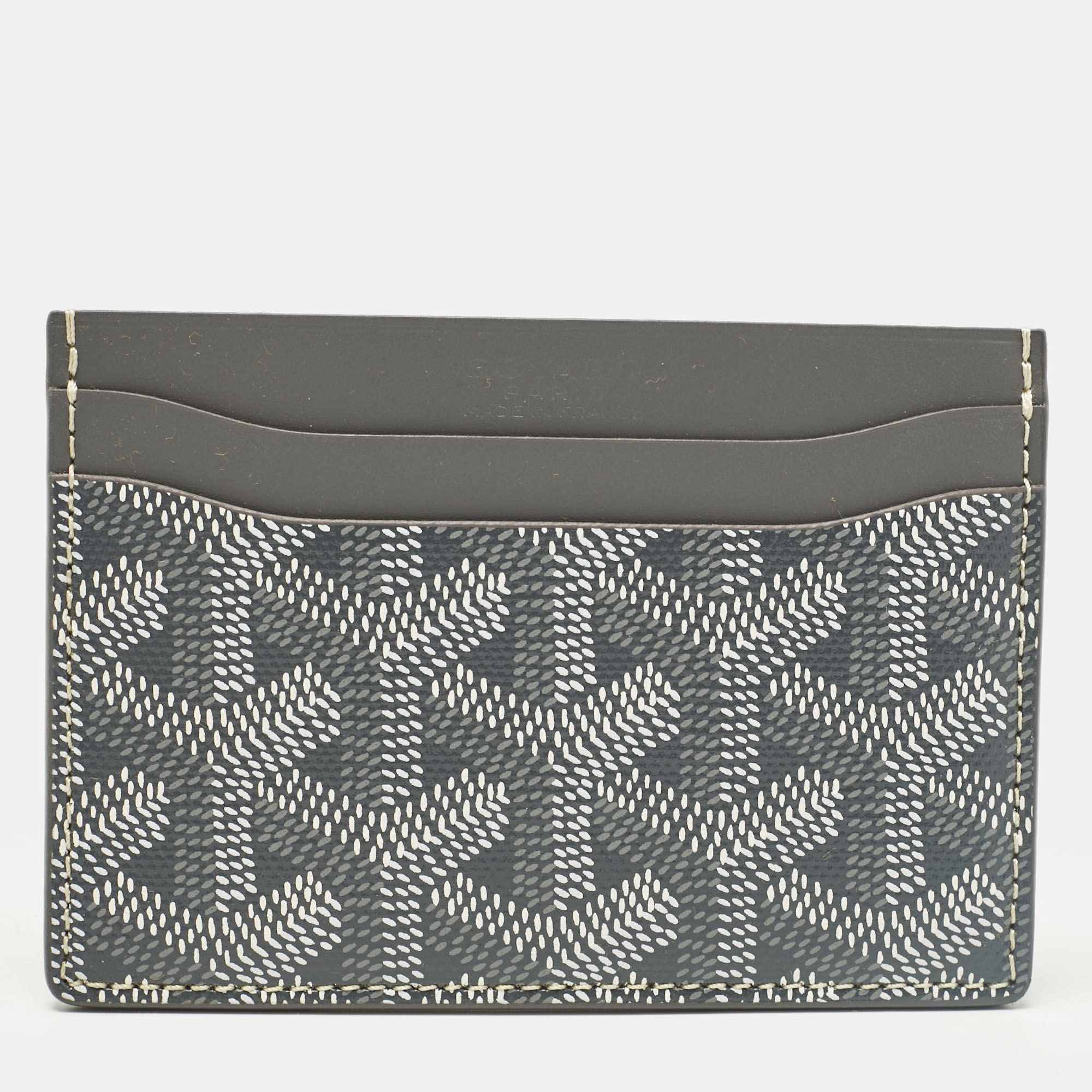 

Goyard Grey Coated Canvas and Leather Saint Sulpice Card Holder