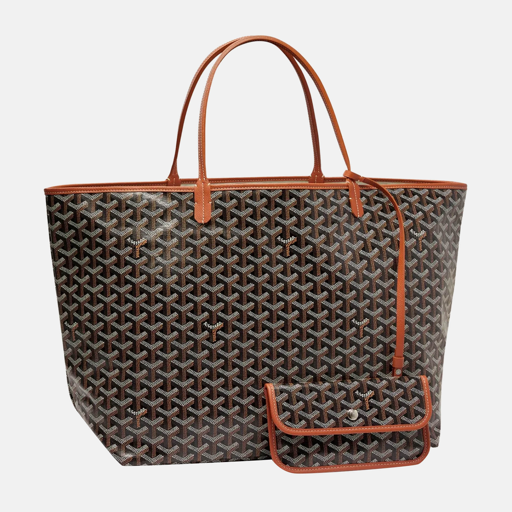 

Goyard Black & Tan Goyardine Coated Canvas and Leather Saint Louis GM Tote Bag