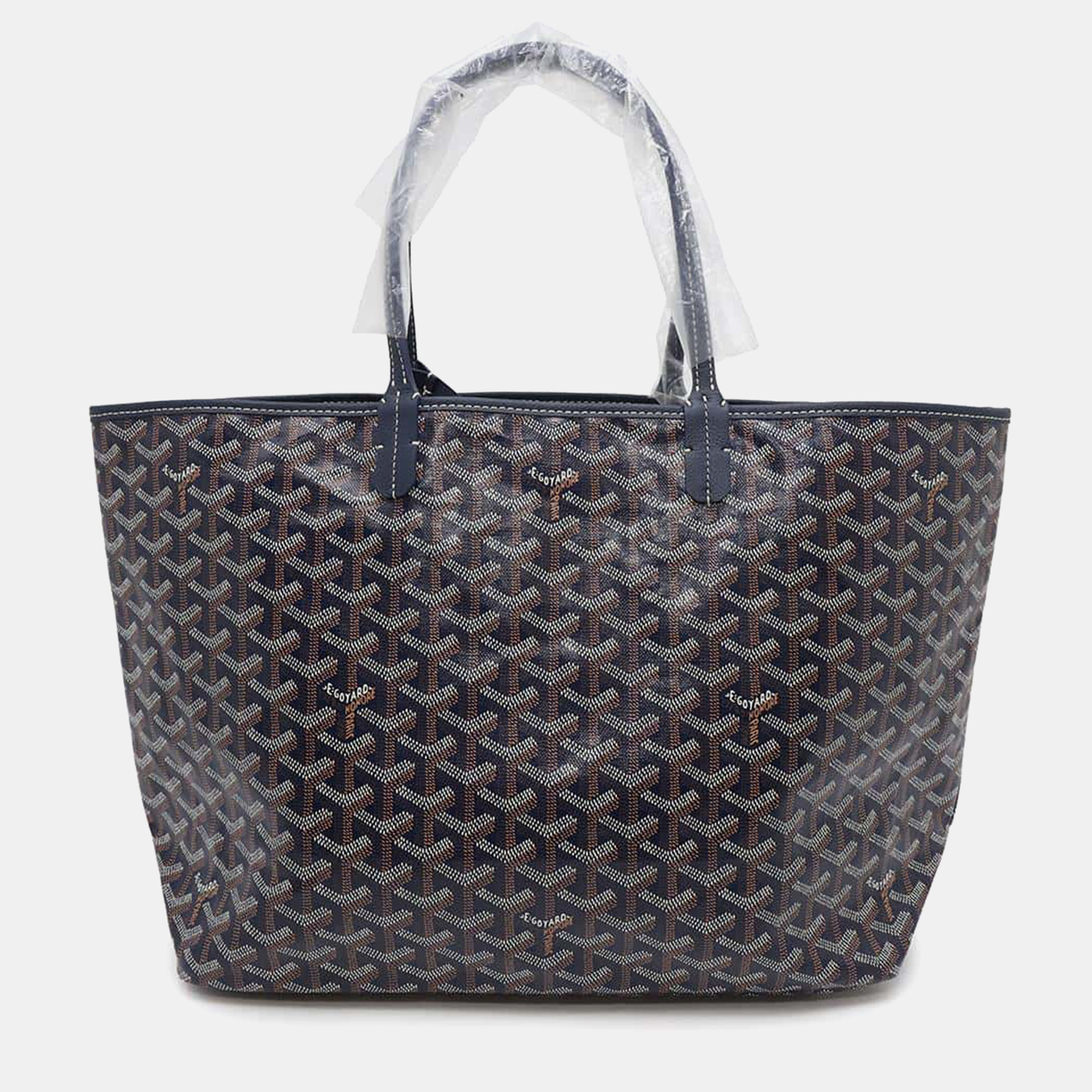 

Goyard Saint Louis Navy Blue Pvc Leather Size Pm Bag