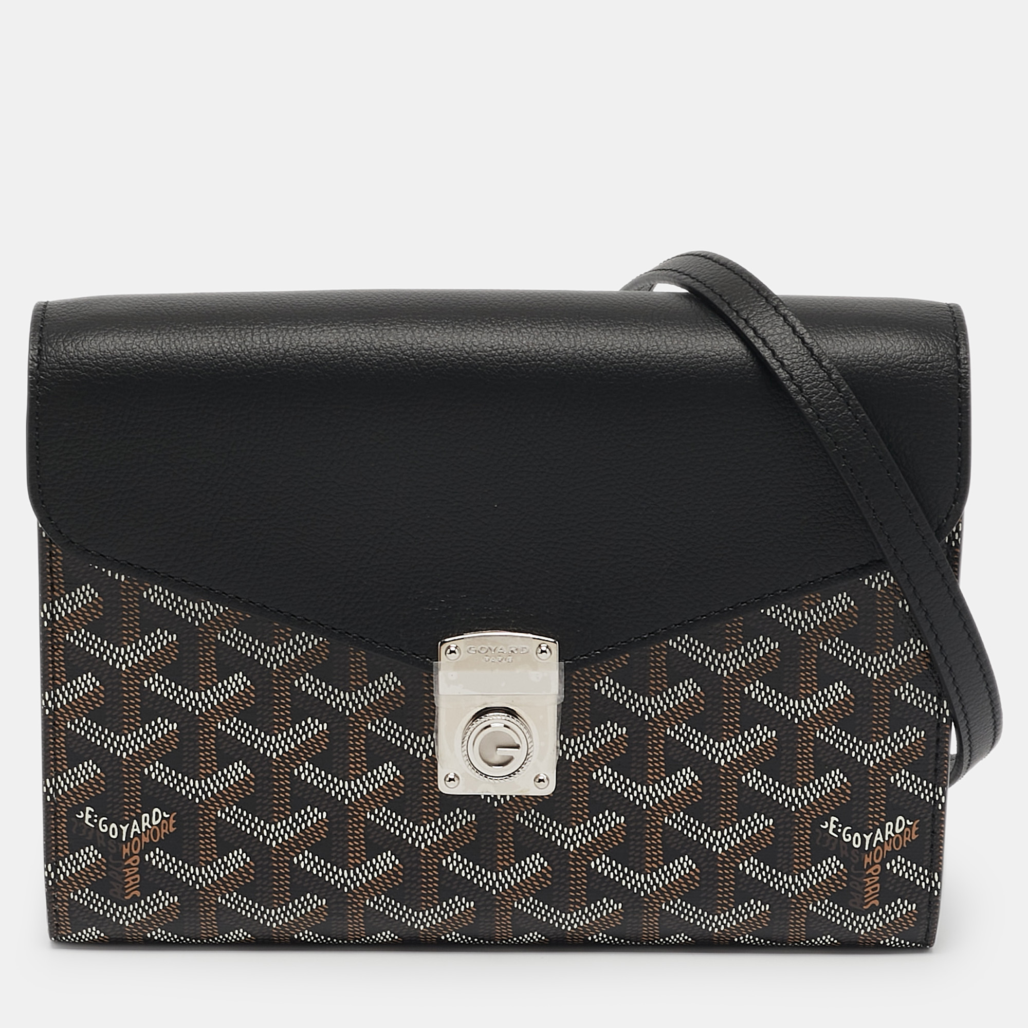 

Goyard Black Goyardine Coated Canvas and Leather Chypre Wallet