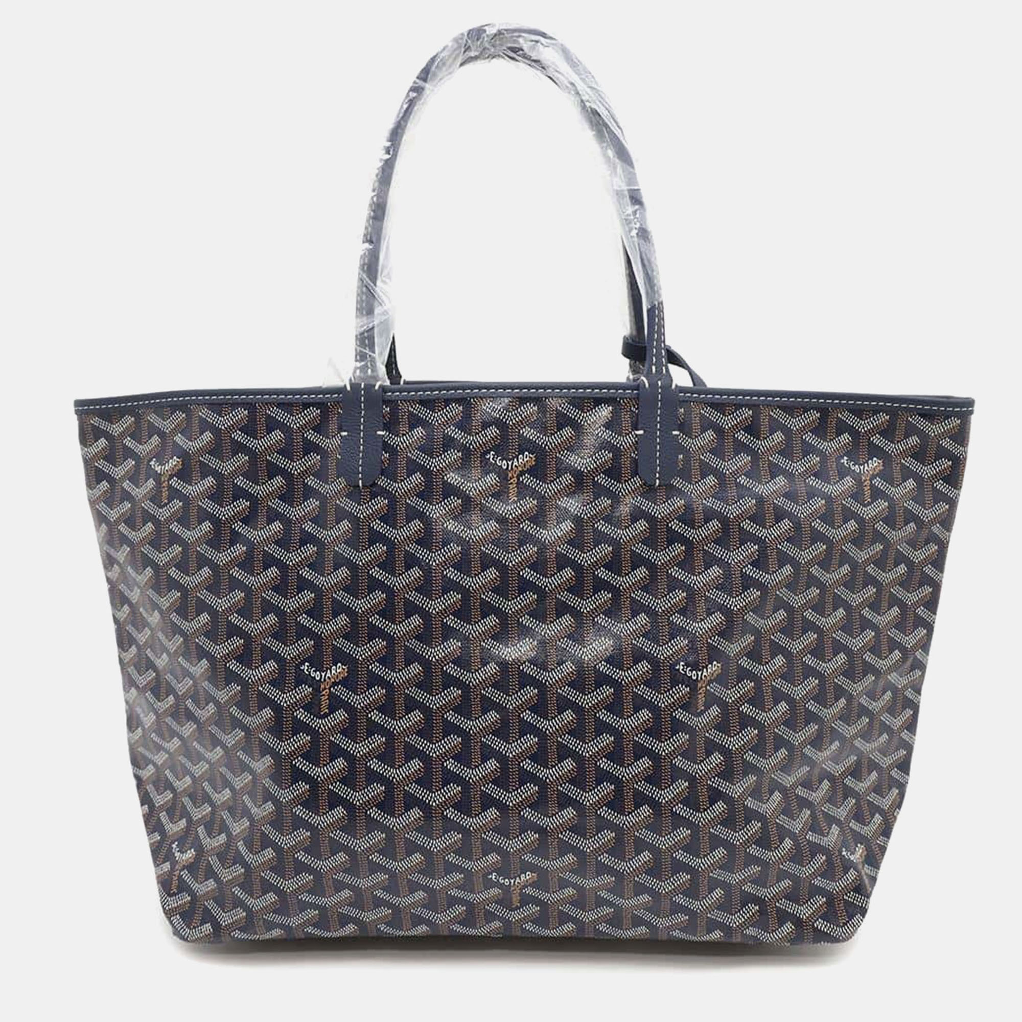 

Goyard Saint Louis Navy Blue Pvc Leather Size Pm