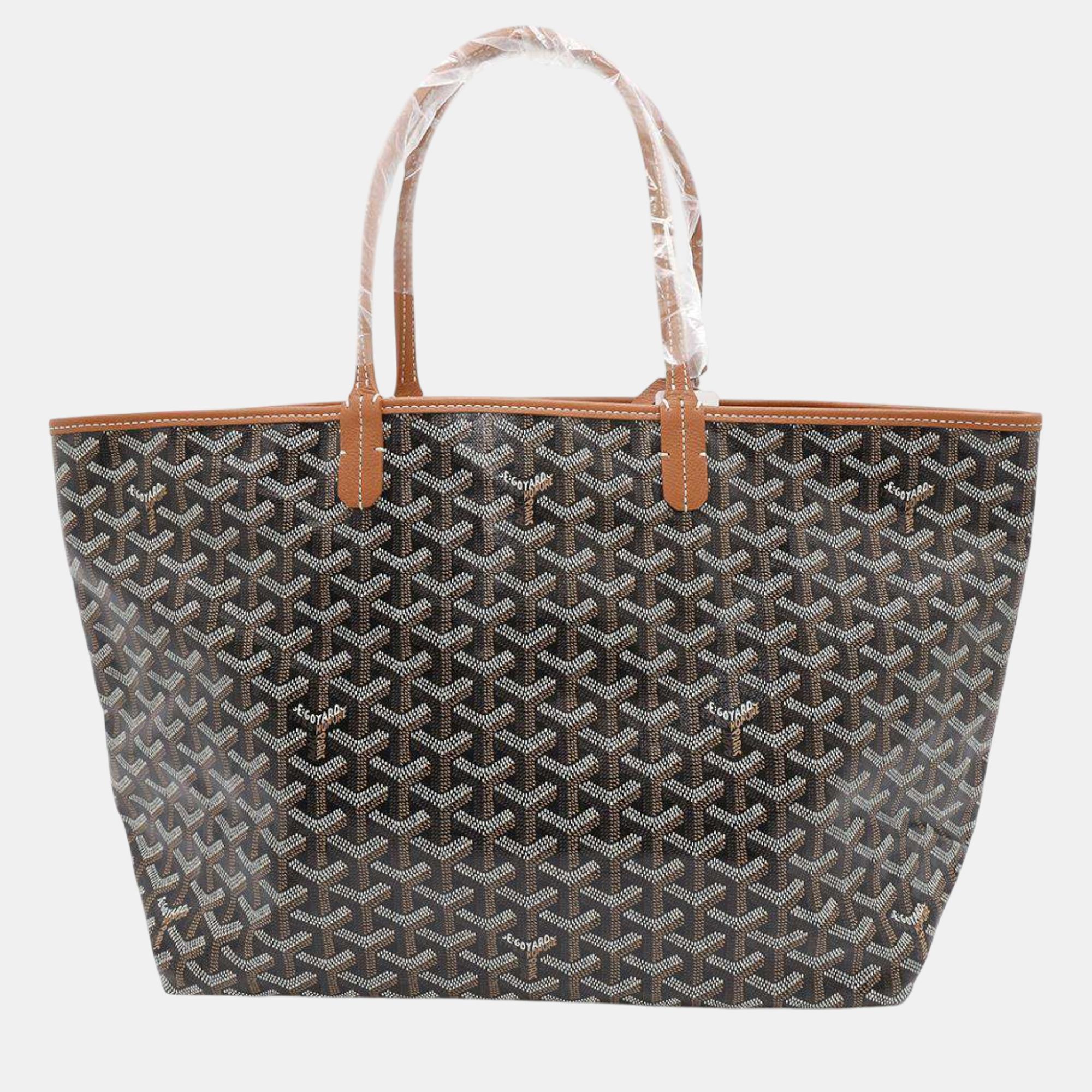 

Goyard Saint Louis Black/Natural Pvc Leather Size Pm