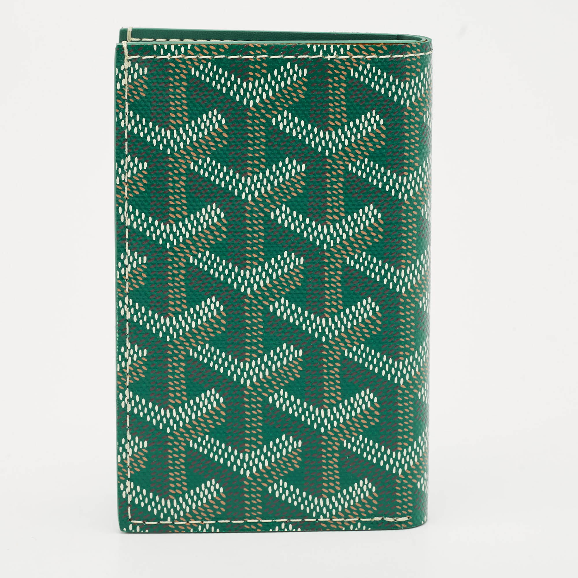 

Goyard Green Goyardine Coated Canvas Saint Pierre Card Holder