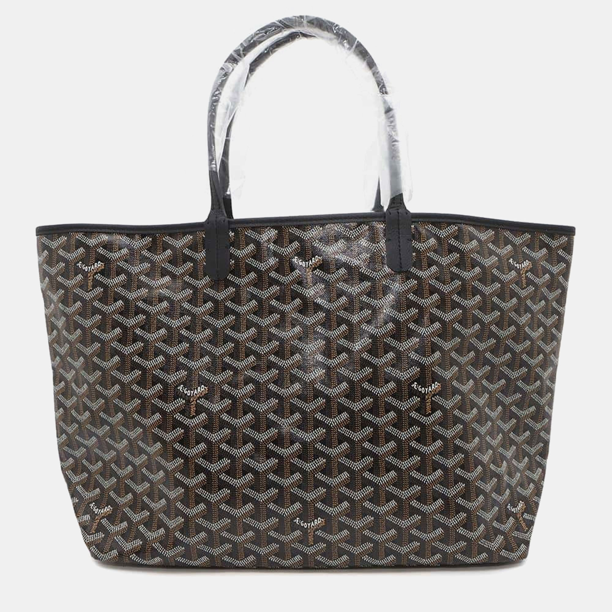 

Goyard Black PVC Leather Saint Louis PM