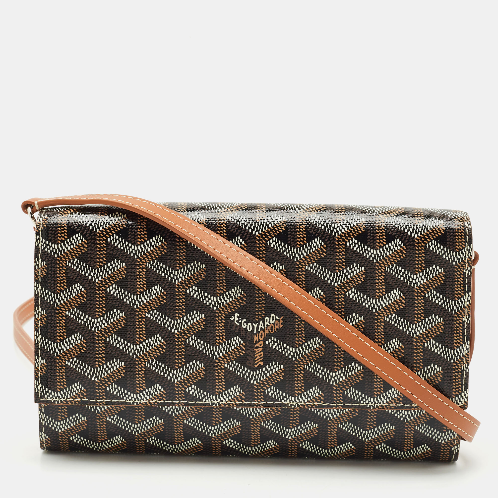 

Goyard Brown Goyardine Coated Canvas Varenne Continental Wallet