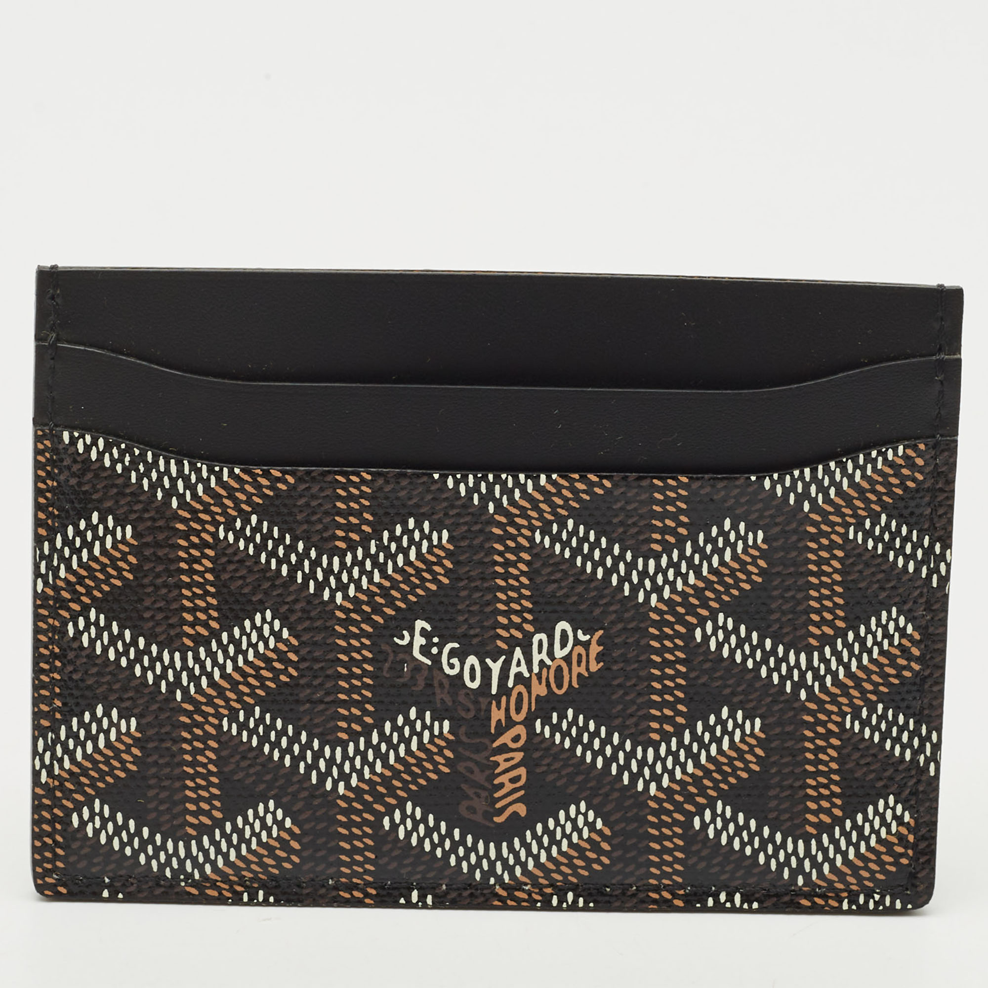 

Goyard Black Goyardine Coated Canvas and Leather Saint Sulpice Card Holder