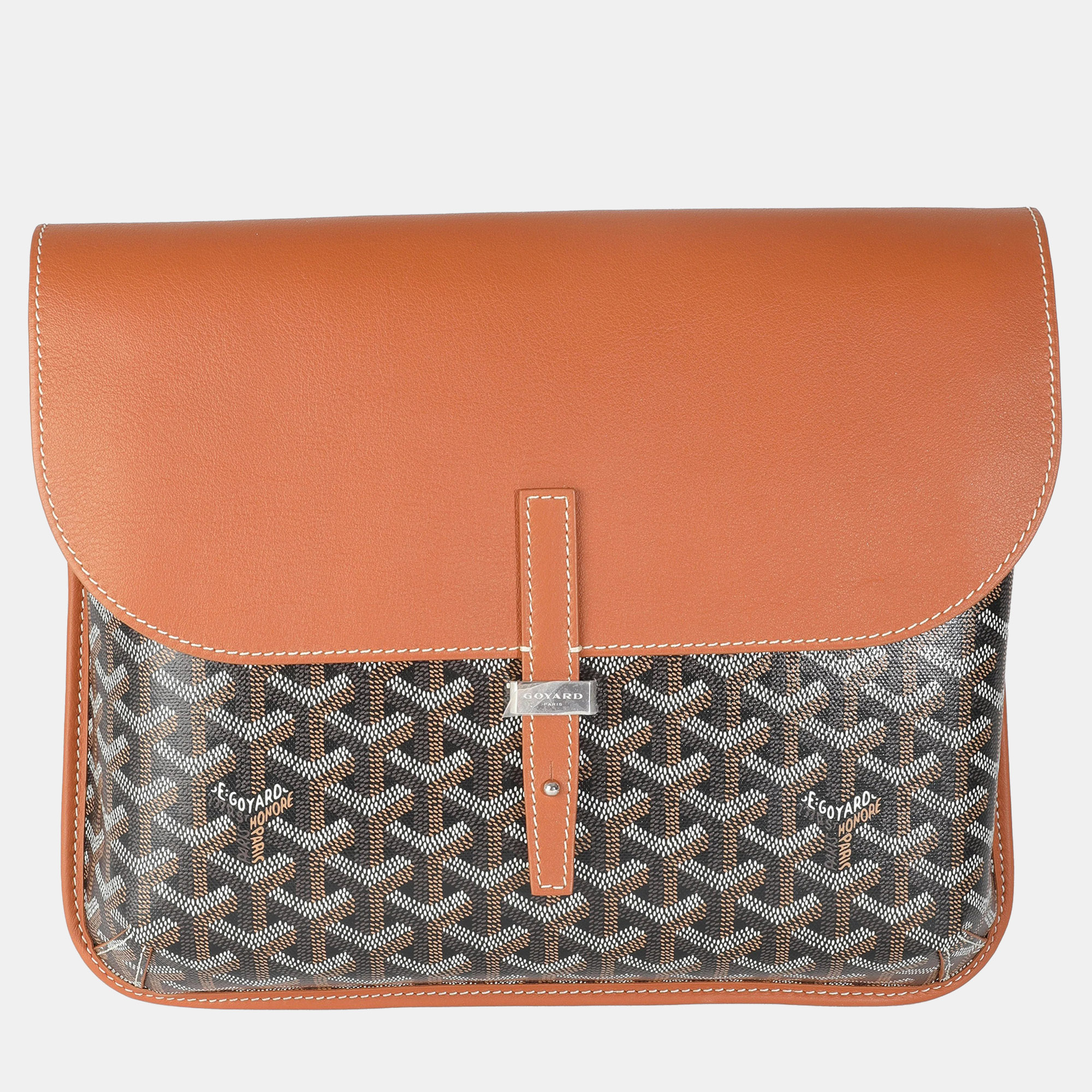 

Goyard Gold Black Goyardine Canvas Coursier Messenger MM