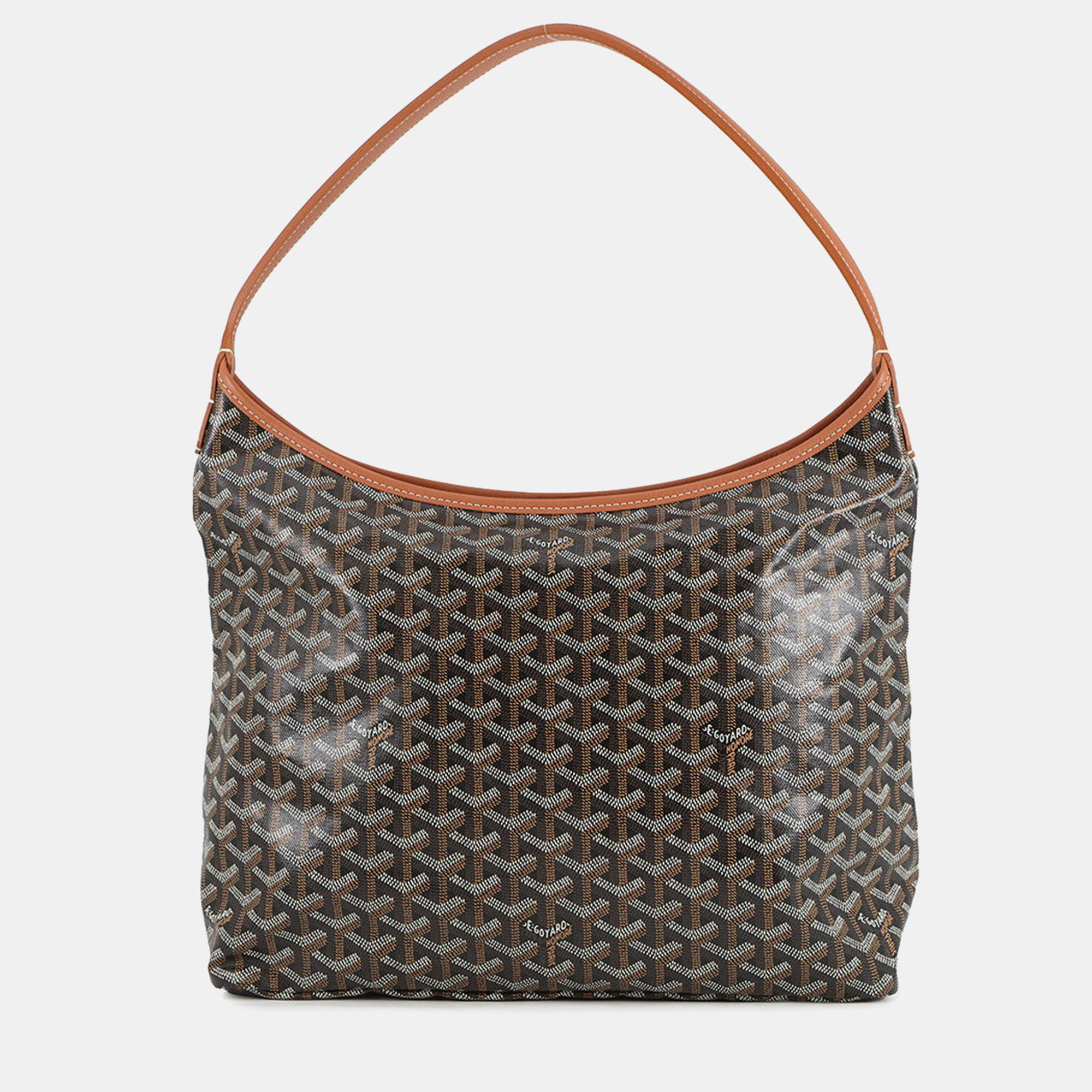 

Goyard Boheme Hobo Bag Black/Tanbohemepmlty Pvc Leather, Brown