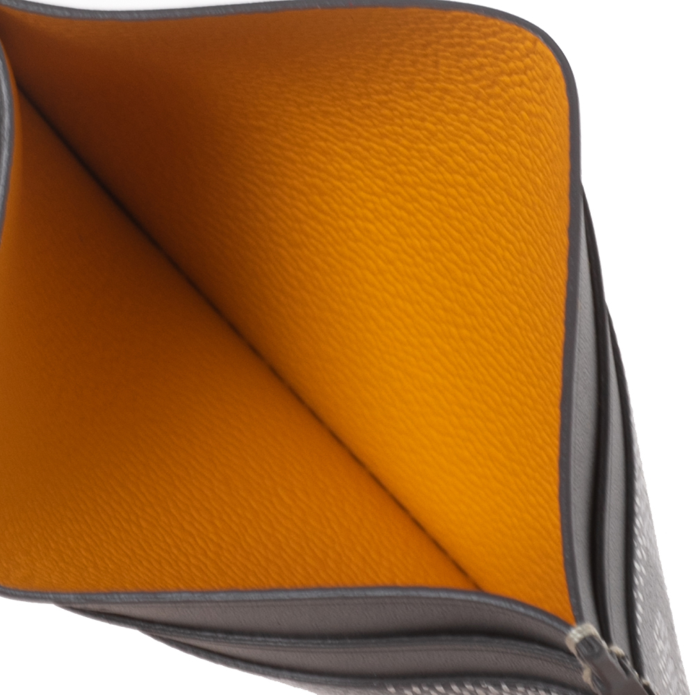 

Goyard Grey Goyardine Coated Canvas and Leather Saint Sulpice Card Holder