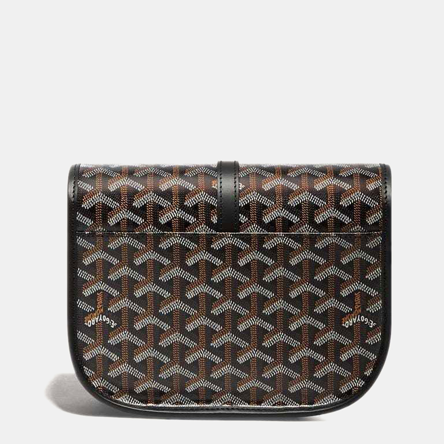 

Goyard Black Goyardine Coated Canvas and Leather Belvedere PM Saddle Bag