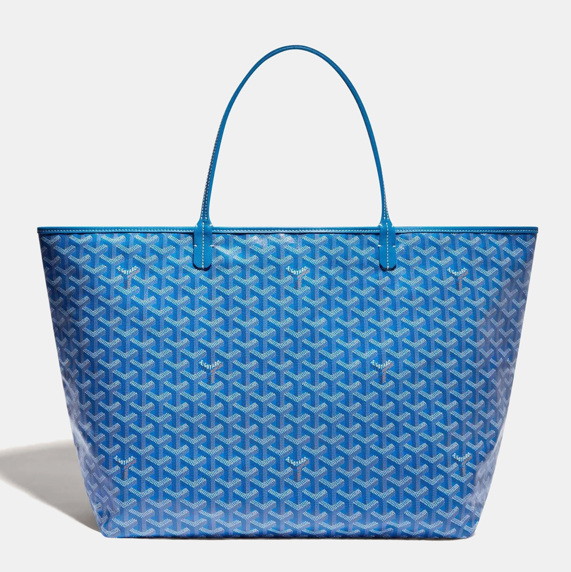 

Goyard Sky Blue Goyardine Coated Canvas and Leather Saint Louis GM Tote