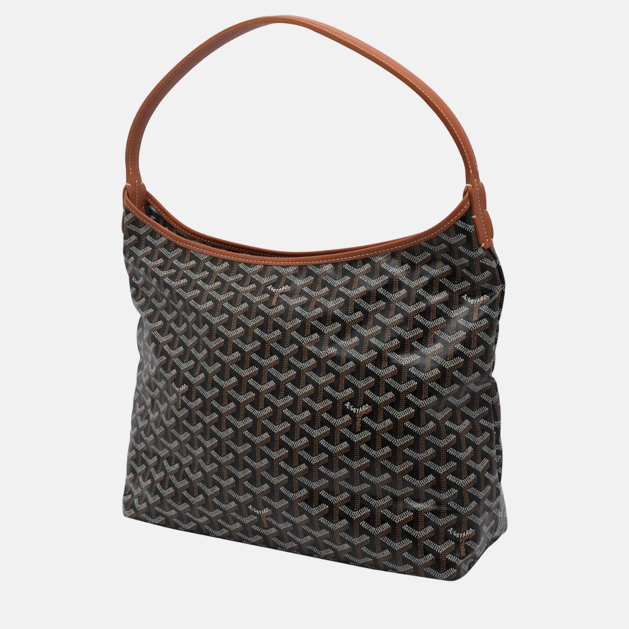 

Goyard Boheme Hobo Black and Tan