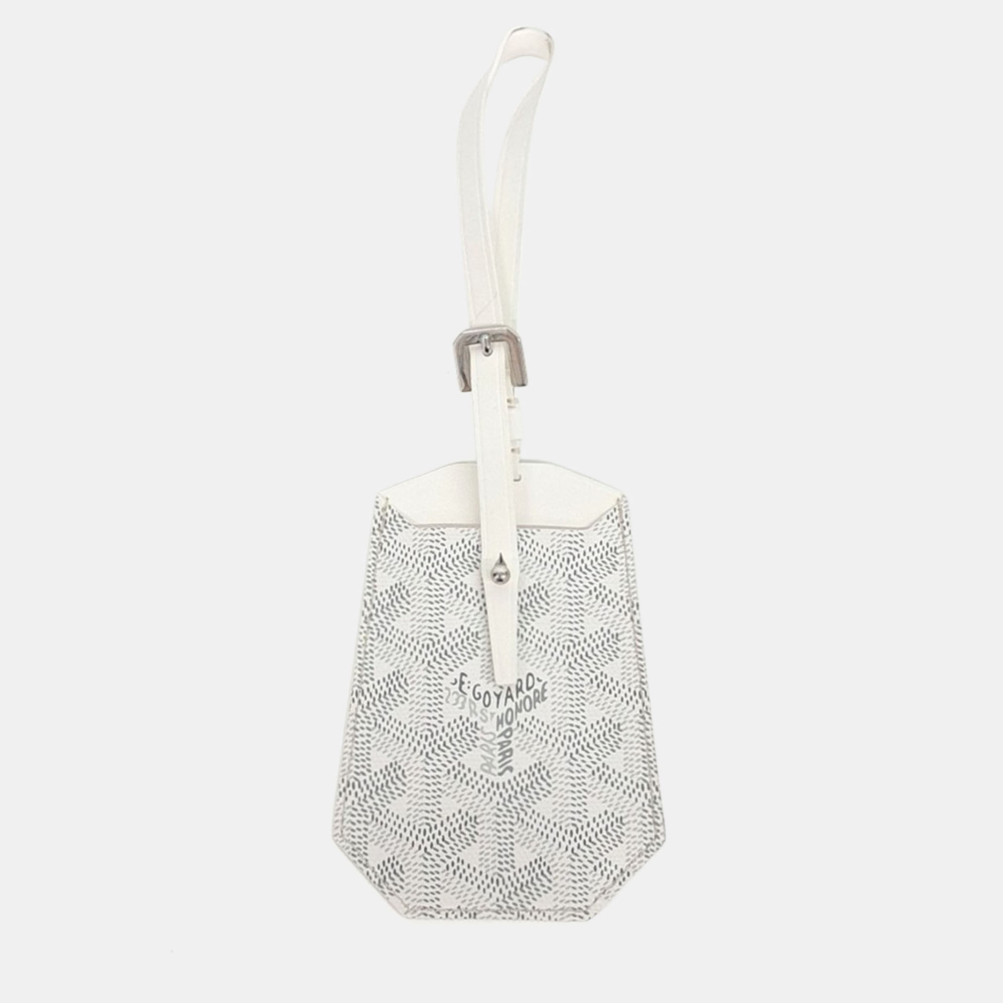 Pre-owned Goyard Name Tag In Gray