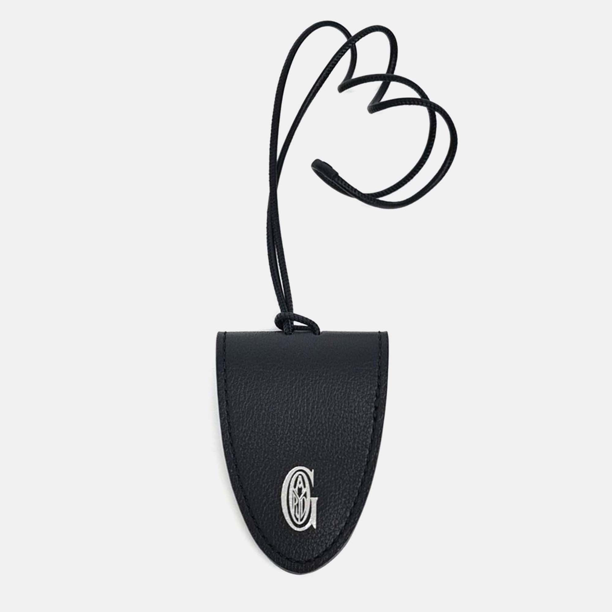 

Goyard Black Leather Bag Charm