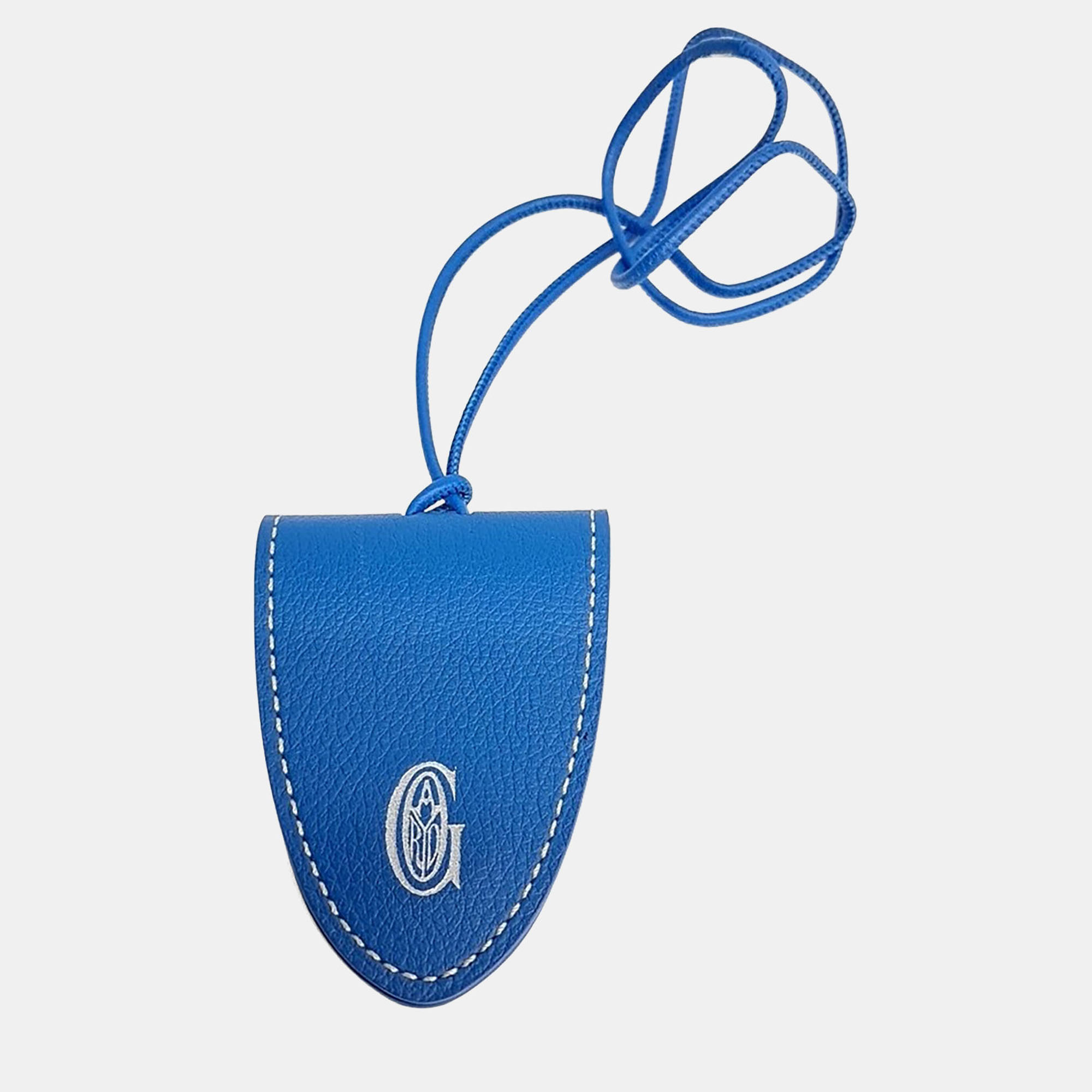 Pre-owned Goyard Blue Leather Bag Charm