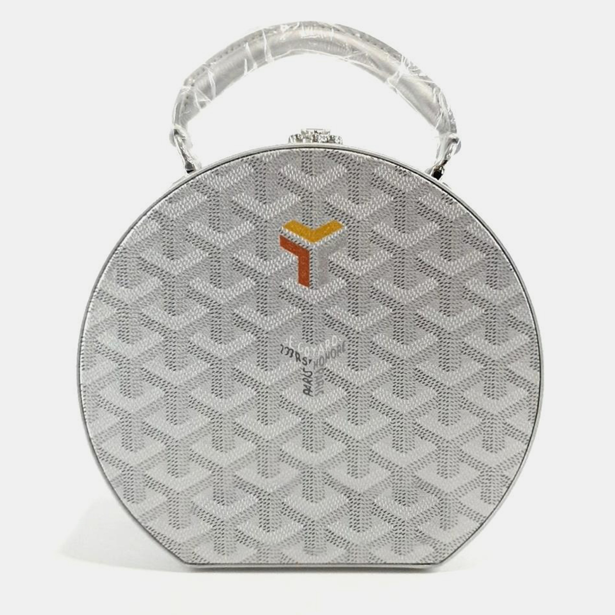 

Goyard Silver Alto Box Trunk Bag