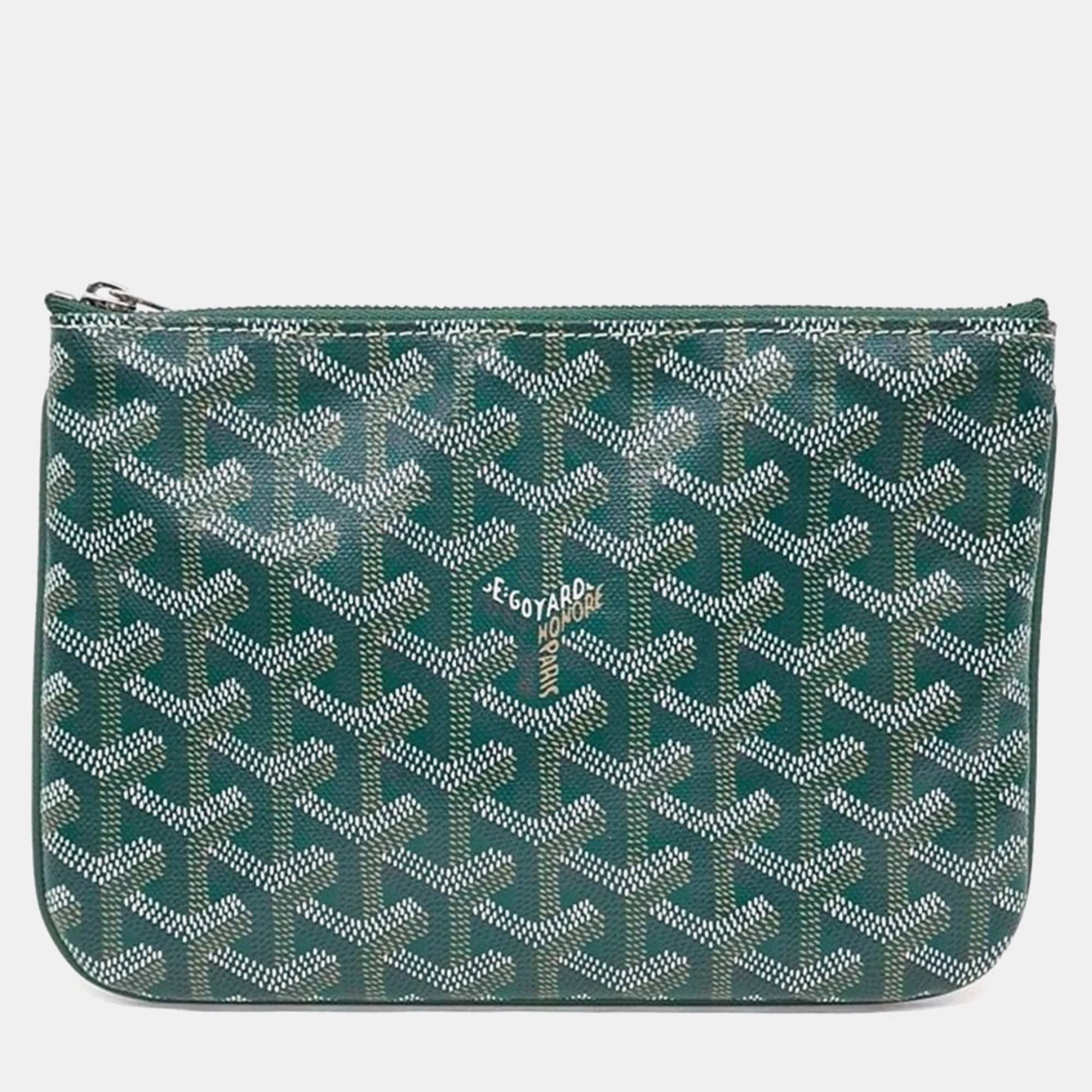 

Goyard Senna PM Pouch, Green