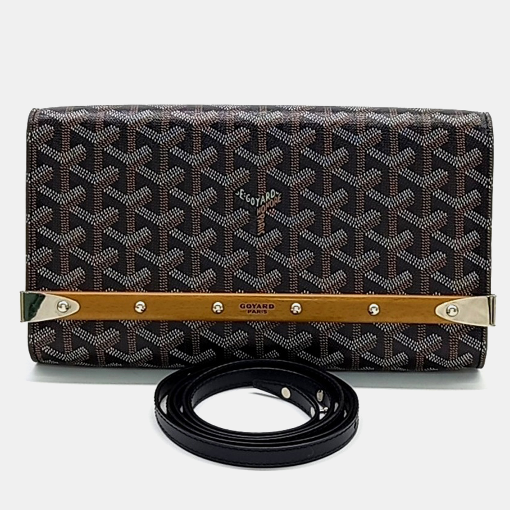 

Goyard Monte Carlo Clutch PM Bag, Black