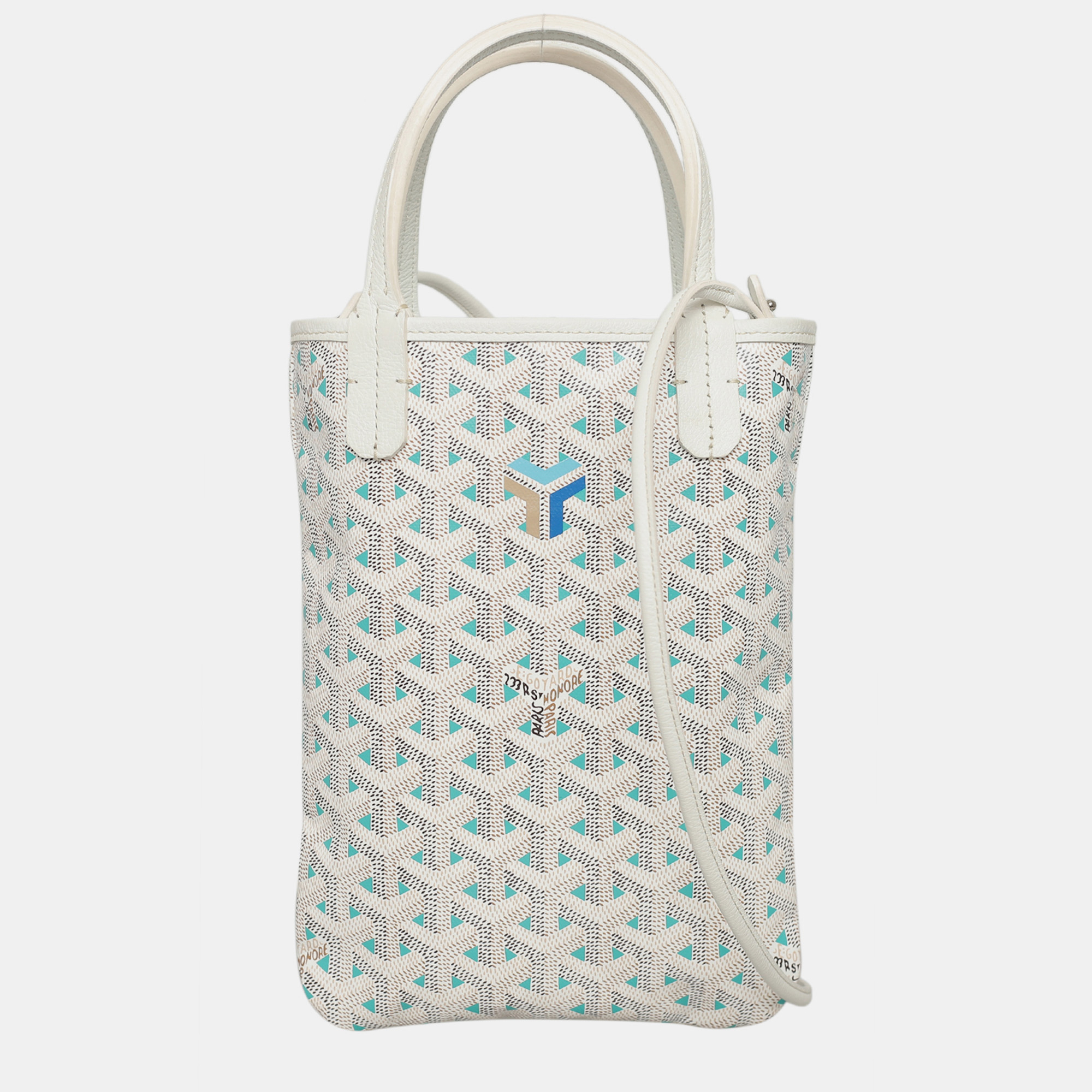 

Goyard Whiite Poitiers Claire-Voie Bag, White