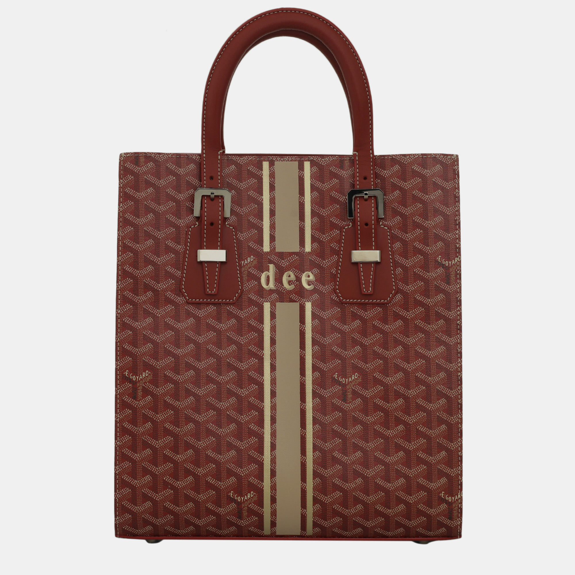 Pre-owned Goyard Red Comores Pm Tote Bag